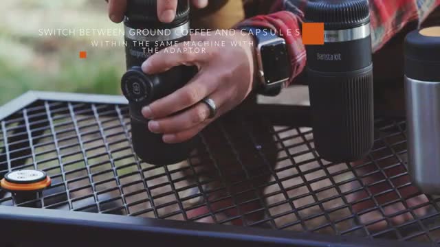 Order WACACO Nanopresso Portable Espresso Machine Black NS